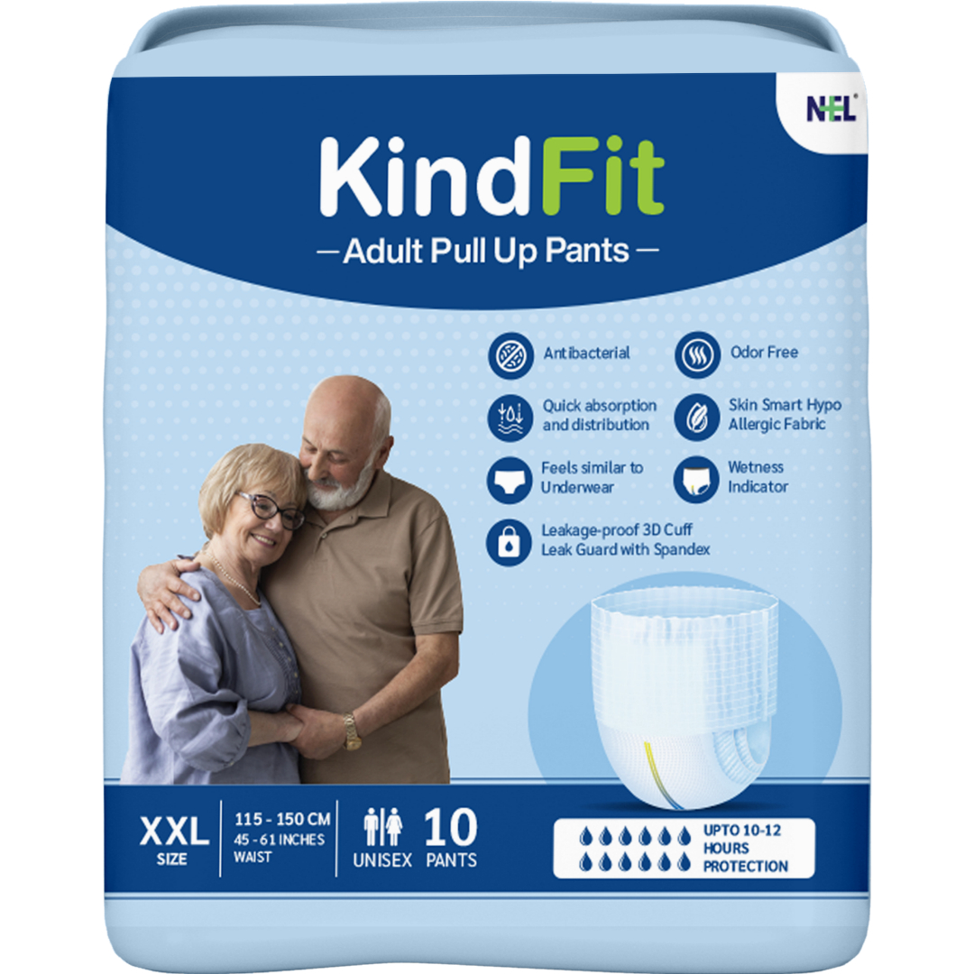 soft & secure Pull-Up Pants Adult Diapers-M Unisex Waist Size (60